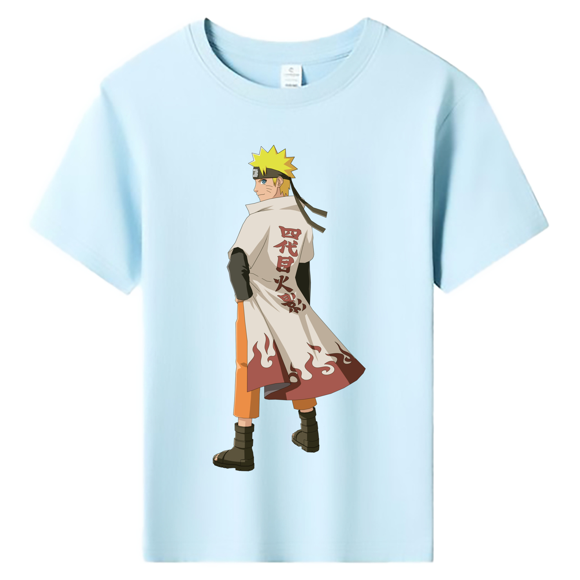 （画像用） NARUTO -ナルト- うずまき ナルト Uzumaki Naruto 綿100％キッズTシャツ（フロントプリント）